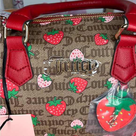 Viral Juicy Couture Strawberry “Freshly Picked” satchel and wallet - Picture 2 of 7